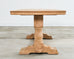 Country French Bleached Oak Farmhouse Trestle Dining Table