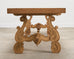 19th C. Spanish Baroque Bleached Oak Farmhouse Dining Table