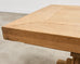 19th C. Spanish Baroque Bleached Oak Farmhouse Dining Table
