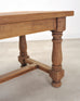 Country French Provincial Bleached Oak Farmhouse Dining Table 8 Ft