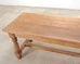 Country French Provincial Bleached Oak Farmhouse Dining Table 8 Ft
