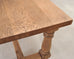 Country French Provincial Bleached Oak Farmhouse Dining Table 8 Ft