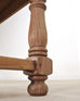 Country French Provincial Bleached Oak Farmhouse Dining Table 8 Ft
