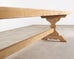 Country French Bleached Oak Farmhouse Dining Table 8.5 Ft
