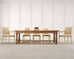 Country French Provincial Bleached Oak Farmhouse Dining Table 8 Ft