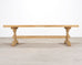 Country French Bleached Oak Farmhouse Dining Table 8.5 Ft