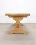 Country French Bleached Oak Farmhouse Dining Table 8.5 Ft