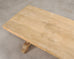 Country French Bleached Oak Farmhouse Dining Table 8.5 Ft
