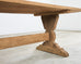 Country French Bleached Oak Farmhouse Trestle Dining Table