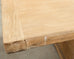 Country French Bleached Oak Farmhouse Trestle Dining Table 8 Ft