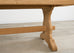 Country French Bleached Oak Farmhouse Trestle Dining Table