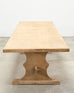 Country French Bleached Oak Farmhouse Trestle Dining Table 8 Ft