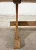 Country French Bleached Oak Farmhouse Trestle Dining Table 8 Ft