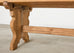 Country French Provincial Bleached Oak Farmhouse Dining Table