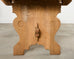 Country French Provincial Bleached Oak Farmhouse Dining Table