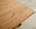 Country French Provincial Bleached Oak Farmhouse Dining Table