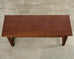 Country French Farmhouse Mahogany Trestle Dining Table