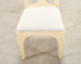 Enrique Garcel Colombian Tessellated Bone Chair with Bouclé