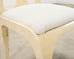 Enrique Garcel Colombian Tessellated Bone Chair with Bouclé