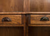 Monumental English Oak Haberdashery Display Bookcase Cabinet 18 Ft.