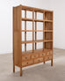 20th Century Teak Twelve-Compartment Étagère Display Cabinet