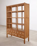 20th Century Teak Twelve-Compartment Étagère Display Cabinet