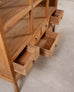 20th Century Teak Twelve-Compartment Étagère Display Cabinet