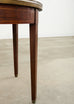 19th Century Louis XVI Style Marble Top Marquetry Bouillotte Table