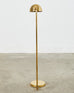 Art Deco Style Polished Brass Task Floor Lamp