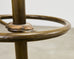 French Art Nouveau Bronzed Iron Coat Rack Umbrella Stand