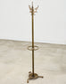 French Art Nouveau Bronzed Iron Coat Rack Umbrella Stand