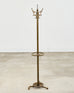 French Art Nouveau Bronzed Iron Coat Rack Umbrella Stand