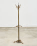French Art Nouveau Bronzed Iron Coat Rack Umbrella Stand