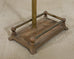 Brass Equestrian Horse Motif Fireplace Tool Set with Stand