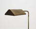 Mid-Century Patinated Brass Adjustable Pharmacy Floor Lamp