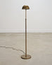 Art Deco Style Patinated Brass Adjustable Pharmacy Floor Lamp