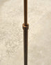 Art Deco Style Patinated Brass Adjustable Pharmacy Floor Lamp