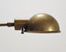 Art Deco Style Patinated Brass Adjustable Pharmacy Floor Lamp