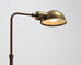 Art Deco Style Patinated Brass Adjustable Pharmacy Floor Lamp