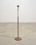 Mid-Century Patinated Brass Adjustable Pharmacy Floor Lamp