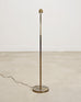 Mid-Century Patinated Brass Adjustable Pharmacy Floor Lamp
