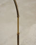Mid-Century Patinated Brass Adjustable Pharmacy Floor Lamp