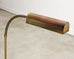 Mid-Century Patinated Brass Adjustable Pharmacy Floor Lamp