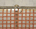 Sylvan S.F. Brass Leather Strap Viper Bench or Cocktail Table