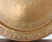 Moorish Indo-Persian Mughal Pieced Etched Brass Tray