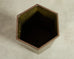 Mid-Century Italian Brass Hexagonal Umbrella Stand Waste Basket