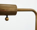 Midcentury Brass Adjustable Pharmacy Floor Lamp Casella Attributed