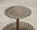 Patinated Bronze Three-Tier Muffin Dessert Stand or Display
