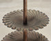 Patinated Bronze Three-Tier Muffin Dessert Stand or Display