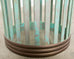 Patinated Bronze Garden Dining Center Table with Verdigris